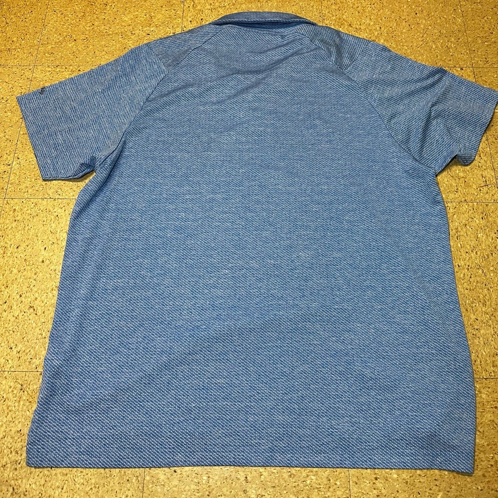 Callaway Mens Opti Dri Blue Geometric Golf Tennis Walking Breathable Polo Sz 2X - Picture 2 of 6